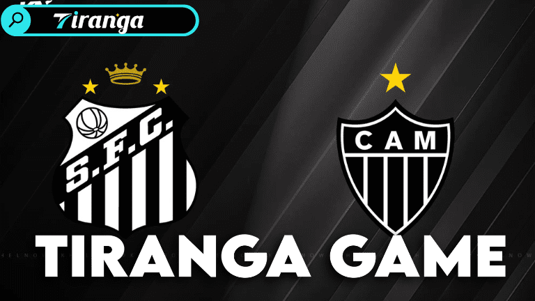 Santos vs Atlético Mineiro Football Match and Tiranga Game Interface
